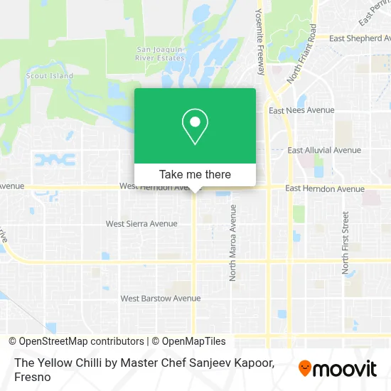 The Yellow Chilli by Master Chef Sanjeev Kapoor map