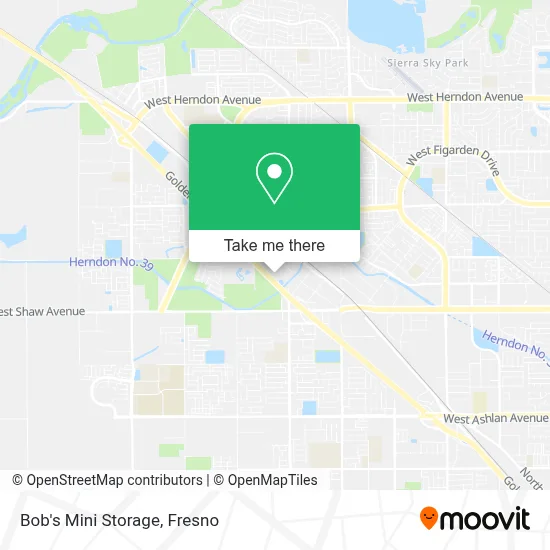 Bob's Mini Storage map