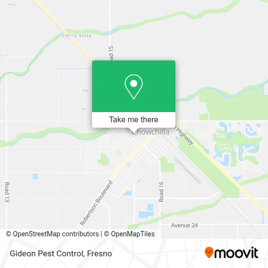Gideon Pest Control map