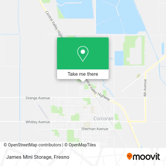 James Mini Storage map