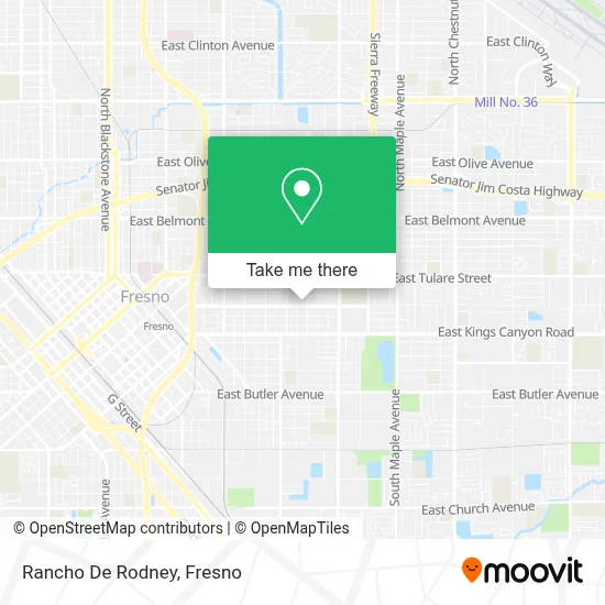 Rancho De Rodney map