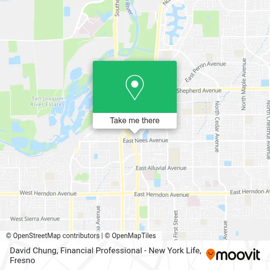 David Chung, Financial Professional - New York Life map