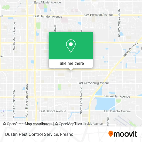 Dustin Pest Control Service map