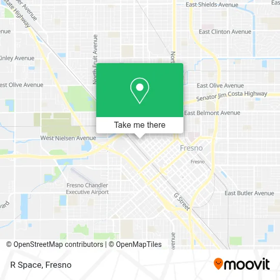 R Space map