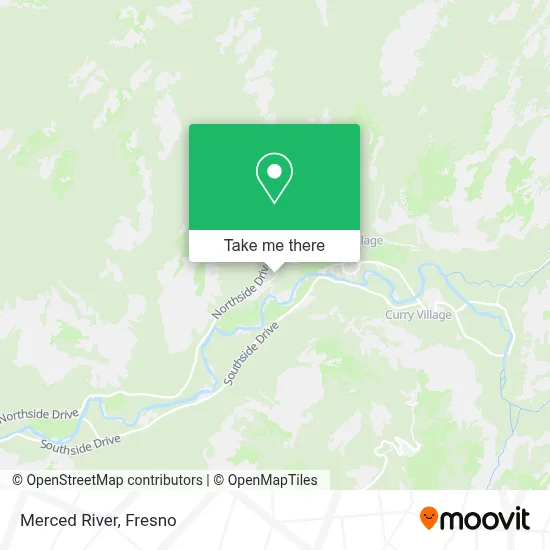Merced River map