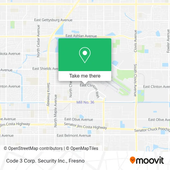 Code 3 Corp. Security Inc. map