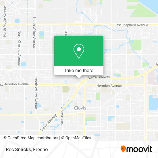 Rec Snacks map