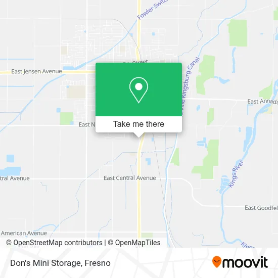 Don's Mini Storage map