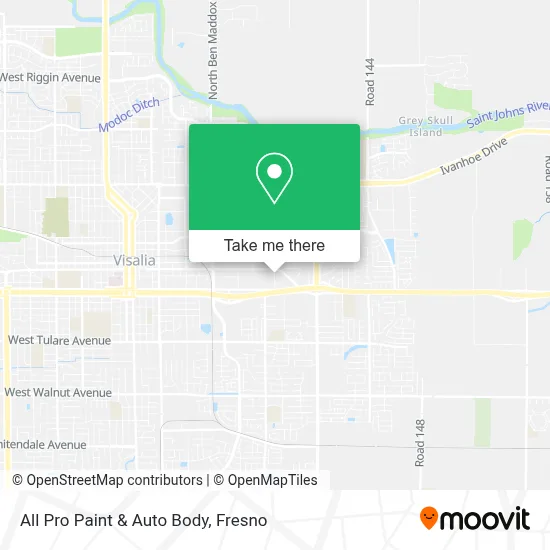 All Pro Paint & Auto Body map