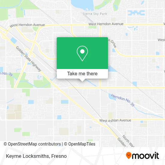 Keyme Locksmiths map