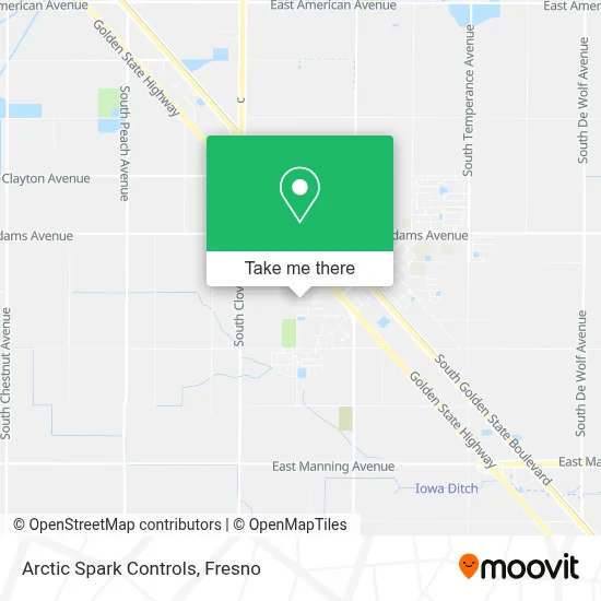 Arctic Spark Controls map