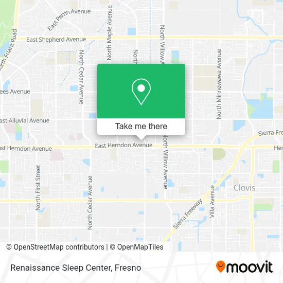 Renaissance Sleep Center map