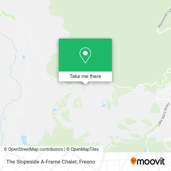 The Slopeside A-Frame Chalet map