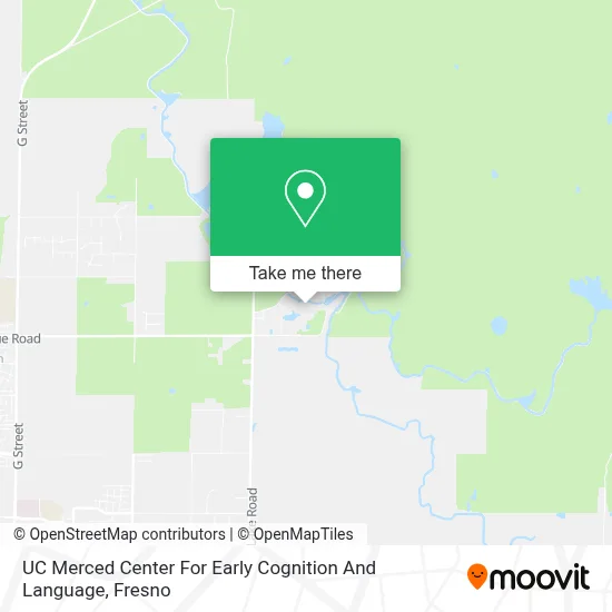 UC Merced Center For Early Cognition And Language map