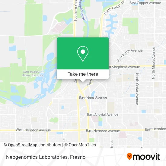 Neogenomics Laboratories map