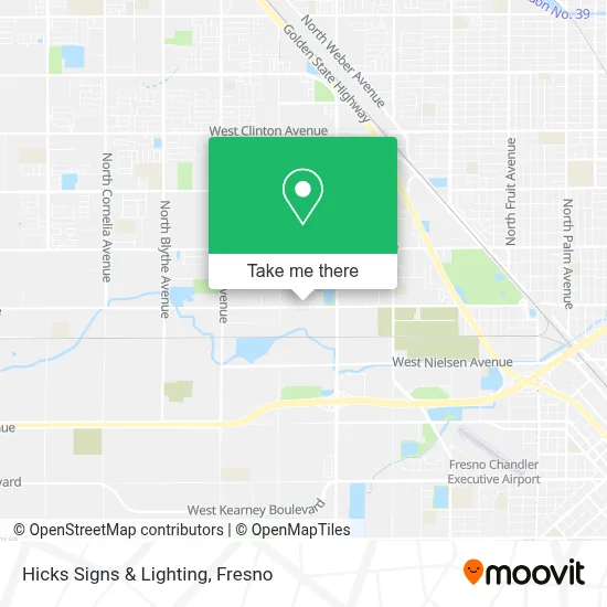 Hicks Signs & Lighting map