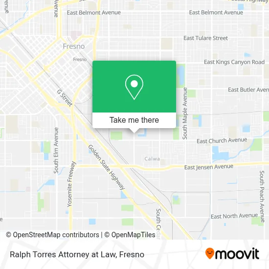 Ralph Torres Attorney at Law map