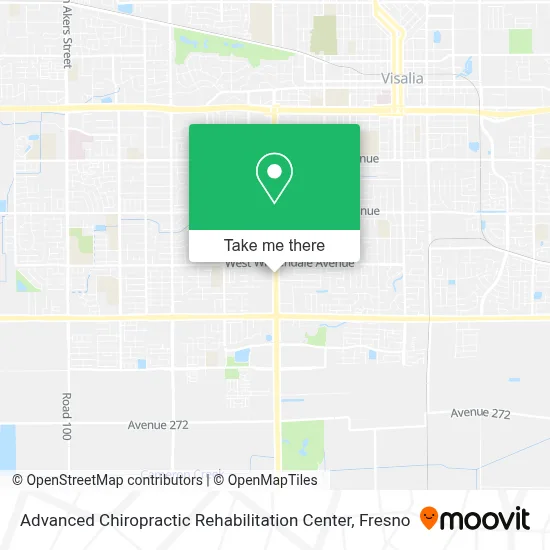 Advanced Chiropractic Rehabilitation Center map