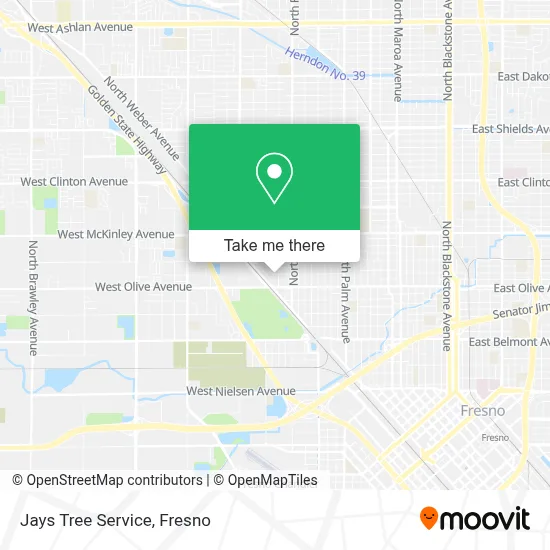 Jays Tree Service map
