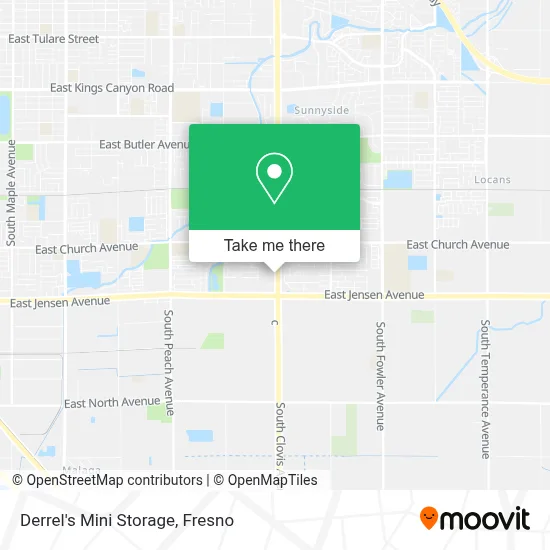Derrel's Mini Storage map