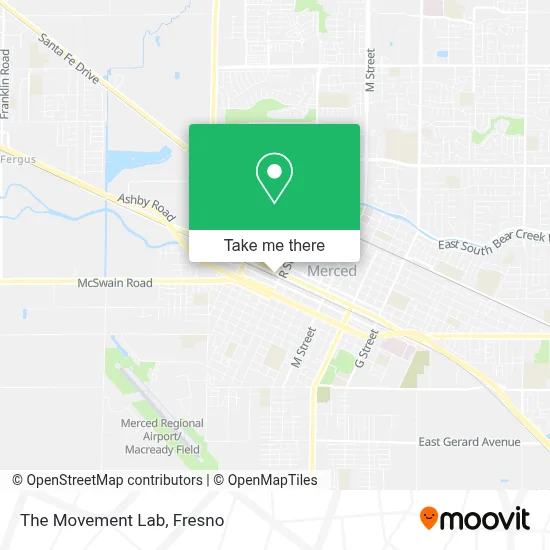The Movement Lab map