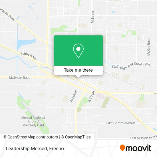 Leadership Merced map