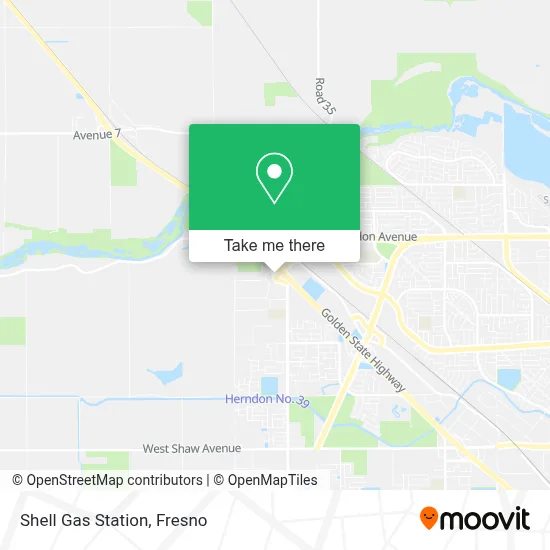 Shell Gas Station map