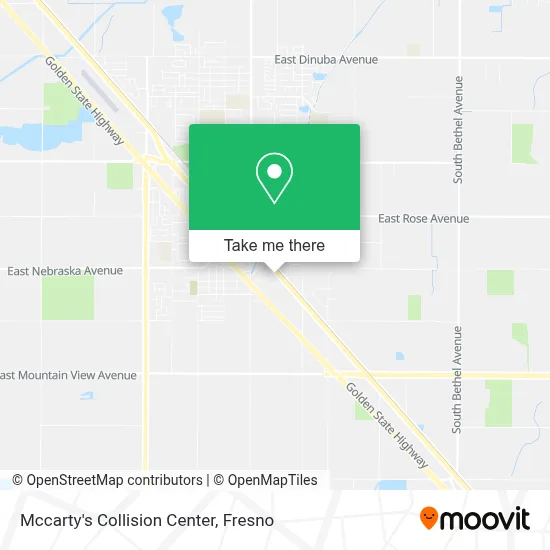Mccarty's Collision Center map