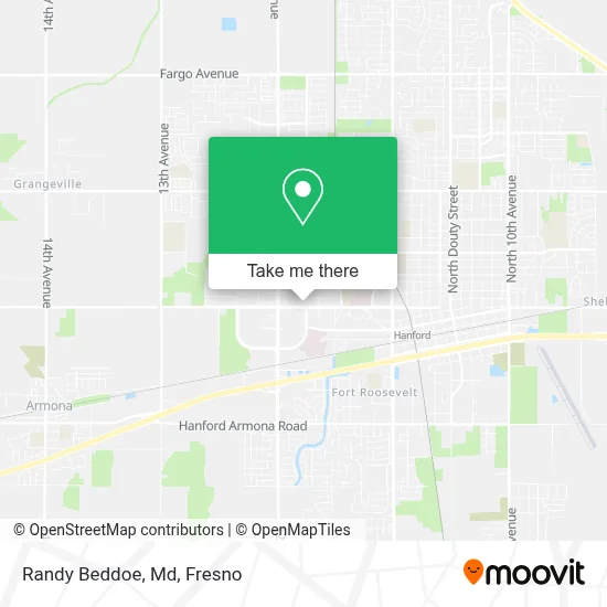 Randy Beddoe, Md map