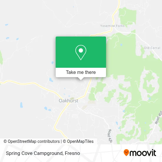 Spring Cove Campground map