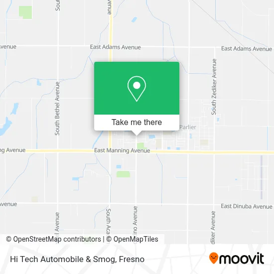 Hi Tech Automobile & Smog map