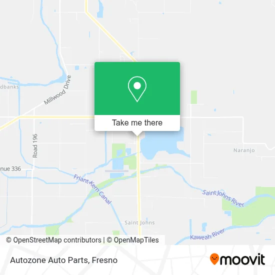 Autozone Auto Parts map