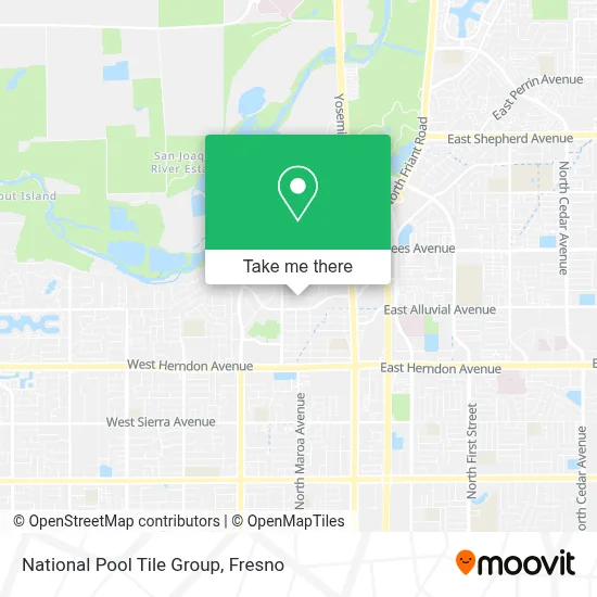 National Pool Tile Group map