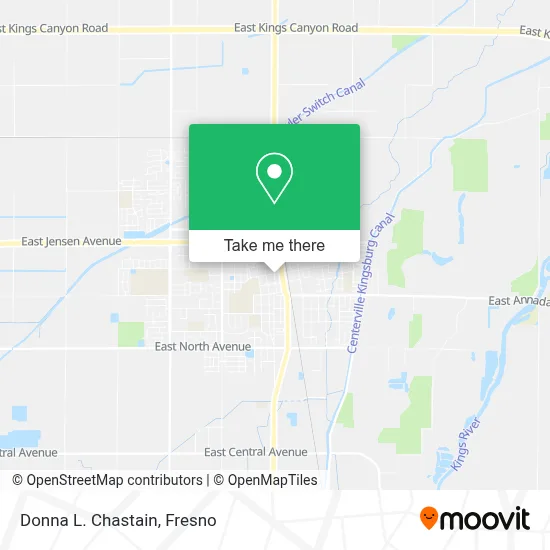 Donna L. Chastain map