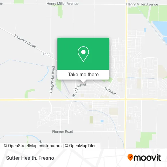 Sutter Health map