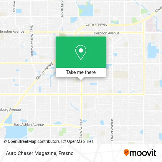 Auto Chaser Magazine map