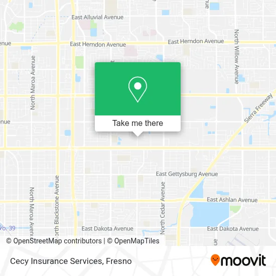 Cecy Insurance Services map