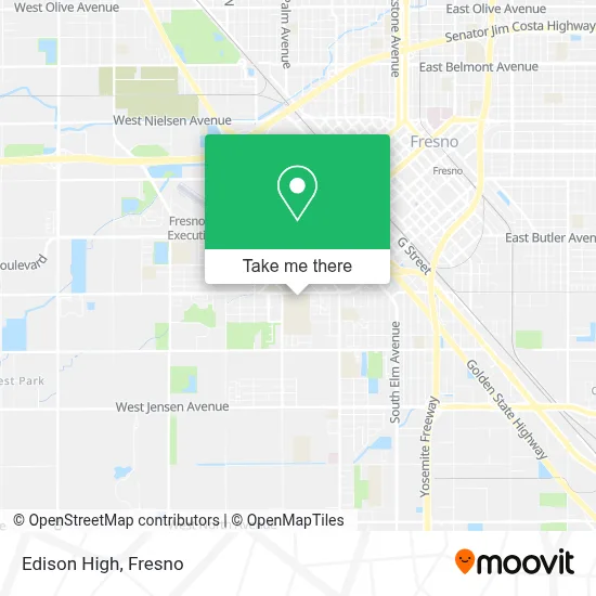 Edison High map