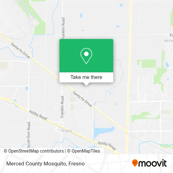 Merced County Mosquito map