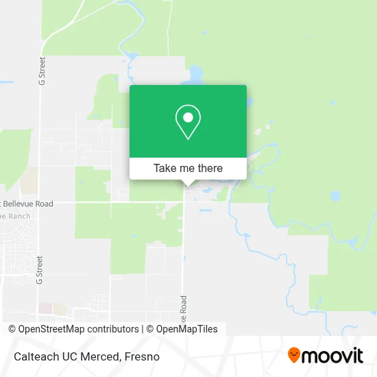 Calteach UC Merced map