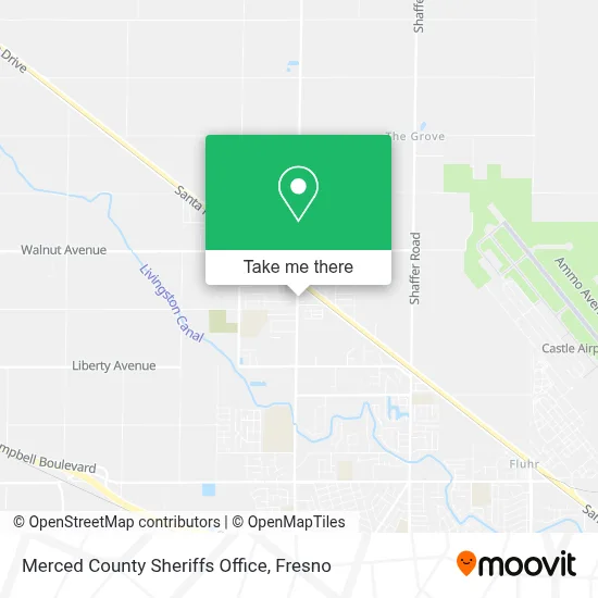 Merced County Sheriffs Office map