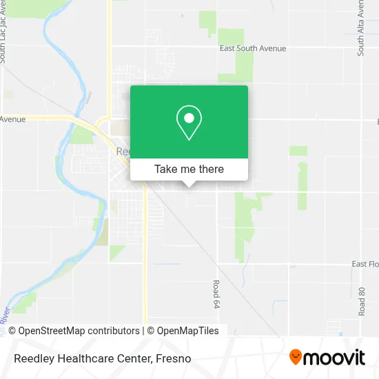 Reedley Healthcare Center map
