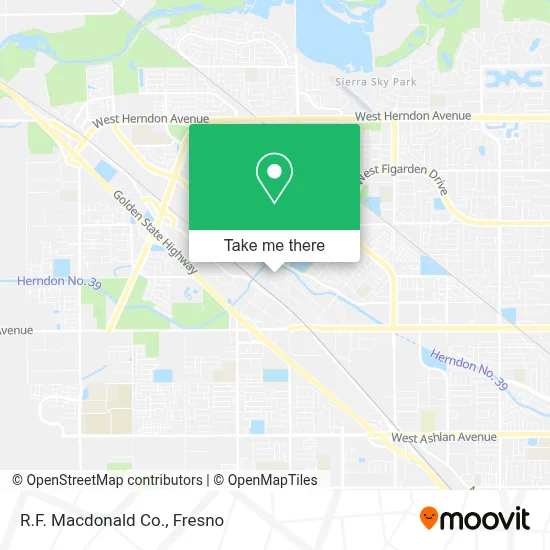 R.F. Macdonald Co. map