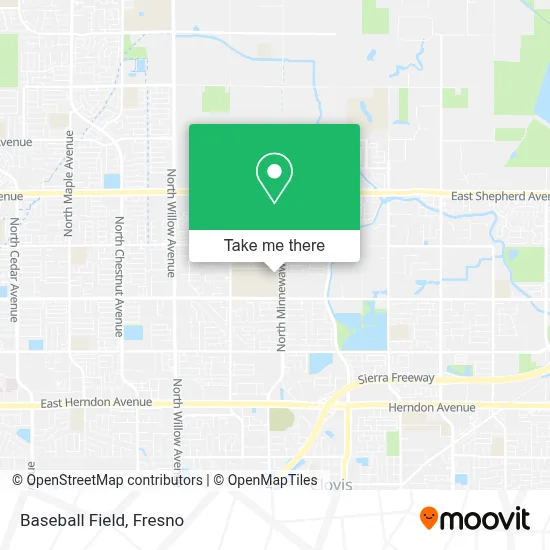 Baseball Field map