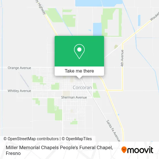 Miller Memorial Chapels People's Funeral Chapel map