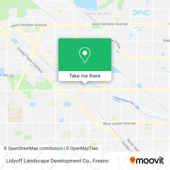 Lidyoff Landscape Development Co. map