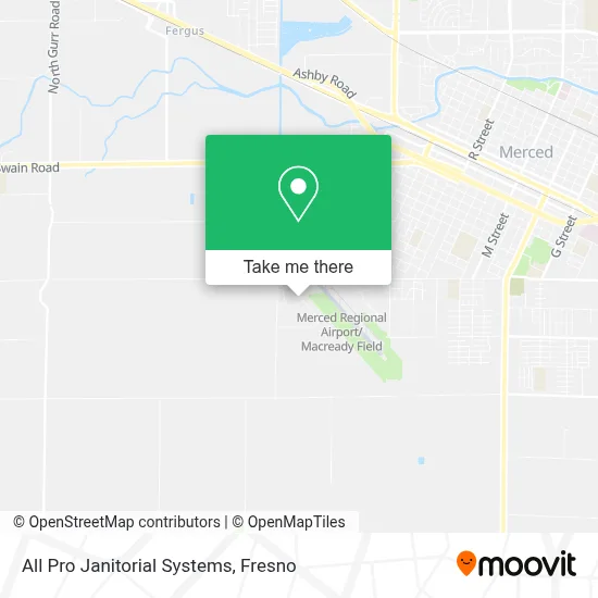 All Pro Janitorial Systems map