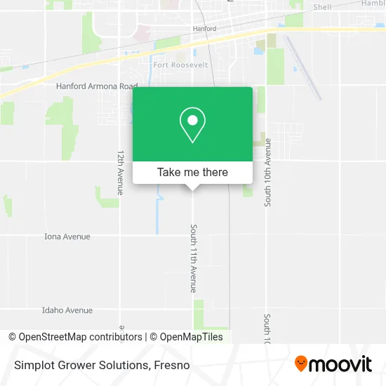 Simplot Grower Solutions map