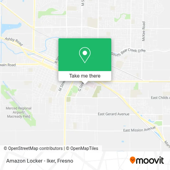 Amazon Locker - Iker map