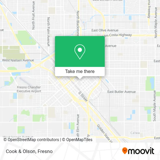 Cook & Olson map